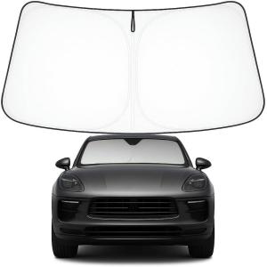 imageProadsy 2025 Upgrade Windshield Sun Shade Custom Fit 20102016 Mercedes Benz E Class Foldable Front Sunshade Protector Sun Visor Blocks UV Rays Keep Car CoolerPorsche Macan 20142026