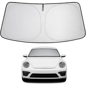 imageProadsy 2025 Upgrade Windshield Sun Shade Custom Fit 20102016 Mercedes Benz E Class Foldable Front Sunshade Protector Sun Visor Blocks UV Rays Keep Car CoolerVolkswagen VW Beetle 20122019