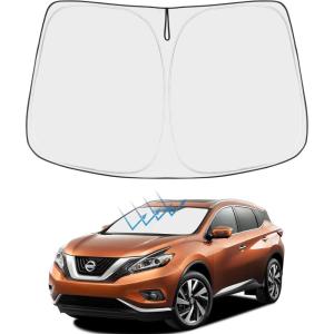 imageProadsy 2025 Upgrade Windshield Sun Shade Custom Fit 20102016 Mercedes Benz E Class Foldable Front Sunshade Protector Sun Visor Blocks UV Rays Keep Car CoolerNissan Murano 20152024 2025