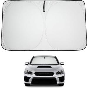 imageProadsy 2025 Upgrade Windshield Sun Shade Custom Fit 20102016 Mercedes Benz E Class Foldable Front Sunshade Protector Sun Visor Blocks UV Rays Keep Car CoolerSubaru WRX 20152021