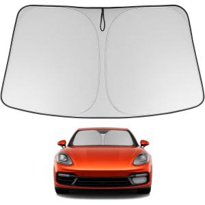 imageProadsy 2025 Upgrade Windshield Sun Shade Custom Fit 20102016 Mercedes Benz E Class Foldable Front Sunshade Protector Sun Visor Blocks UV Rays Keep Car CoolerPorsche Panamera 20172026