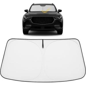 imageProadsy 2025 Upgrade Windshield Sun Shade Custom Fit 20102016 Mercedes Benz E Class Foldable Front Sunshade Protector Sun Visor Blocks UV Rays Keep Car CoolerMazda CX50 20232026