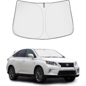 imageProadsy 2025 Upgrade Windshield Sun Shade Custom Fit 20102016 Mercedes Benz E Class Foldable Front Sunshade Protector Sun Visor Blocks UV Rays Keep Car CoolerLexus RX 20102015