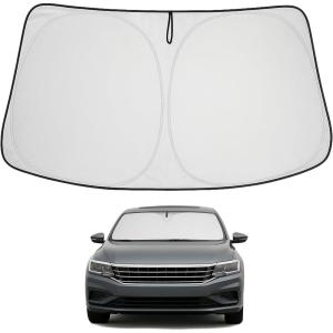 imageProadsy 2025 Upgrade Windshield Sun Shade Custom Fit 20102016 Mercedes Benz E Class Foldable Front Sunshade Protector Sun Visor Blocks UV Rays Keep Car CoolerVolkswagen VW Passat 20122022
