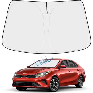 imageProadsy 2025 Upgrade Windshield Sun Shade Custom Fit 20102016 Mercedes Benz E Class Foldable Front Sunshade Protector Sun Visor Blocks UV Rays Keep Car CoolerKia Forte 20192025 2026