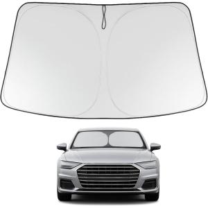 imageProadsy 2025 Upgrade Windshield Sun Shade Custom Fit 20102016 Mercedes Benz E Class Foldable Front Sunshade Protector Sun Visor Blocks UV Rays Keep Car CoolerAudi A6 20192026