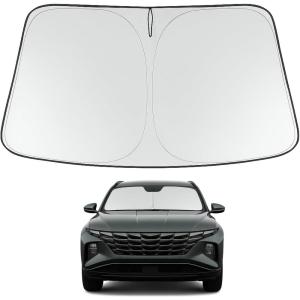 imageProadsy 2025 Upgrade Windshield Sun Shade Custom Fit 20102016 Mercedes Benz E Class Foldable Front Sunshade Protector Sun Visor Blocks UV Rays Keep Car CoolerHyundai Tucson 20222026