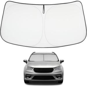 imageProadsy 2025 Upgrade Windshield Sun Shade Custom Fit 20102016 Mercedes Benz E Class Foldable Front Sunshade Protector Sun Visor Blocks UV Rays Keep Car CoolerChrysler Pacifica 20172025 2026