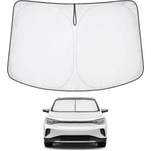 imageProadsy 2025 Upgrade Windshield Sun Shade Custom Fit 20102016 Mercedes Benz E Class Foldable Front Sunshade Protector Sun Visor Blocks UV Rays Keep Car CoolerVolkswagen VW ID4 20212026