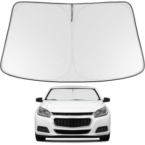 imageProadsy 2025 Upgrade Windshield Sun Shade Custom Fit 20102016 Mercedes Benz E Class Foldable Front Sunshade Protector Sun Visor Blocks UV Rays Keep Car CoolerChevrolet Malibu 20132015