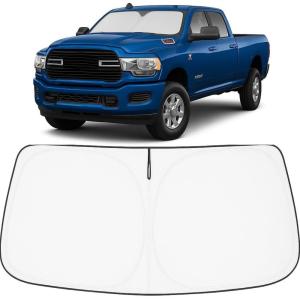 imageProadsy 2025 Upgrade Windshield Sun Shade Custom Fit 20102016 Mercedes Benz E Class Foldable Front Sunshade Protector Sun Visor Blocks UV Rays Keep Car CoolerDodge RAM 2500 3500 20102025 2026