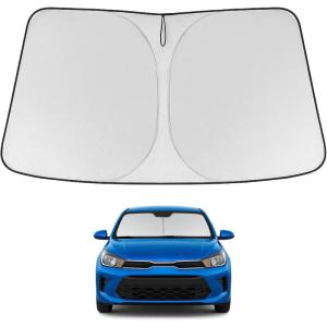 imageProadsy 2025 Upgrade Windshield Sun Shade Custom Fit 20102016 Mercedes Benz E Class Foldable Front Sunshade Protector Sun Visor Blocks UV Rays Keep Car CoolerKia Rio 20182026
