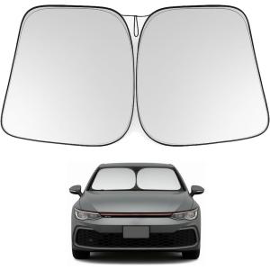 imageProadsy 2025 Upgrade Windshield Sun Shade Custom Fit 20102016 Mercedes Benz E Class Foldable Front Sunshade Protector Sun Visor Blocks UV Rays Keep Car CoolerVolkswagen Golf GTI MK8 20222026