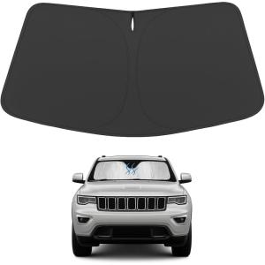 imageProadsy 2025 Upgrade Windshield Sun Shade Custom Fit 20102016 Mercedes Benz E Class Foldable Front Sunshade Protector Sun Visor Blocks UV Rays Keep Car CoolerJeep Grand Cherokee 20142025 2026
