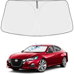 imageProadsy 2025 Upgrade Windshield Sun Shade Custom Fit 20102016 Mercedes Benz E Class Foldable Front Sunshade Protector Sun Visor Blocks UV Rays Keep Car CoolerNissan Altima 20192026