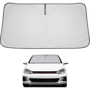 imageProadsy 2025 Upgrade Windshield Sun Shade Custom Fit 20102016 Mercedes Benz E Class Foldable Front Sunshade Protector Sun Visor Blocks UV Rays Keep Car CoolerVolkswagen Golf 20152021