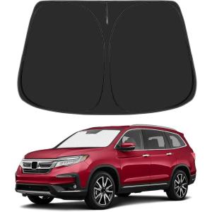 imageProadsy 2025 Upgrade Windshield Sun Shade Custom Fit 20102016 Mercedes Benz E Class Foldable Front Sunshade Protector Sun Visor Blocks UV Rays Keep Car CoolerHonda Pilot 20162024 2025