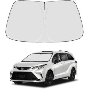 imageProadsy 2025 Upgrade Windshield Sun Shade Custom Fit 20102016 Mercedes Benz E Class Foldable Front Sunshade Protector Sun Visor Blocks UV Rays Keep Car CoolerSienna Mini Van 20212026