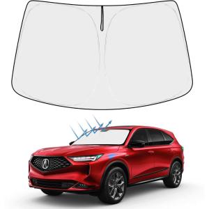 imageProadsy 2025 Upgrade Windshield Sun Shade Custom Fit 20102016 Mercedes Benz E Class Foldable Front Sunshade Protector Sun Visor Blocks UV Rays Keep Car CoolerAcura MDX 20222026
