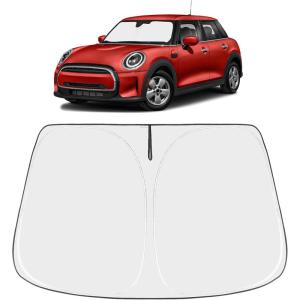 imageProadsy 2025 Upgrade Windshield Sun Shade Custom Fit 20102016 Mercedes Benz E Class Foldable Front Sunshade Protector Sun Visor Blocks UV Rays Keep Car CoolerMini Cooper 20152026
