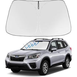 imageProadsy 2025 Upgrade Windshield Sun Shade Custom Fit 20102016 Mercedes Benz E Class Foldable Front Sunshade Protector Sun Visor Blocks UV Rays Keep Car CoolerSubaru Forester 20192025