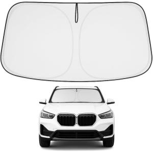 imageProadsy 2025 Upgrade Windshield Sun Shade Custom Fit 20102016 Mercedes Benz E Class Foldable Front Sunshade Protector Sun Visor Blocks UV Rays Keep Car CoolerBMW X1 F48 20162022